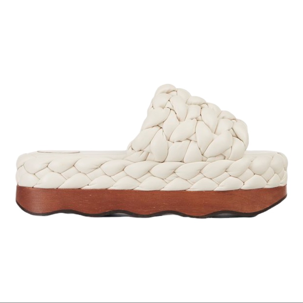 CHLOE wavy flat mule